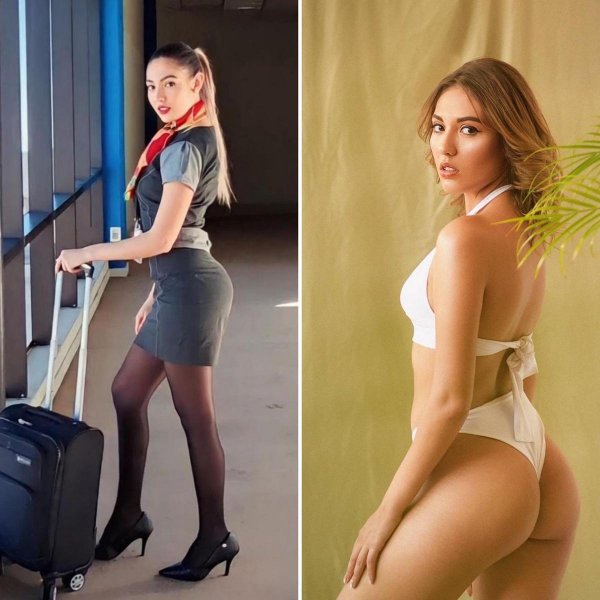 Стюардесса без одежды