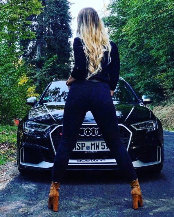 Ауди и девушки, Девушка с автомобилем, Девушки с машинами