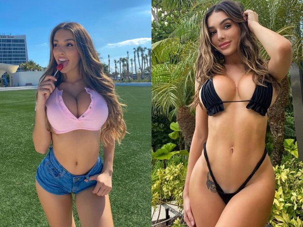 Lyna Perez в горячем слипе соблазнительная