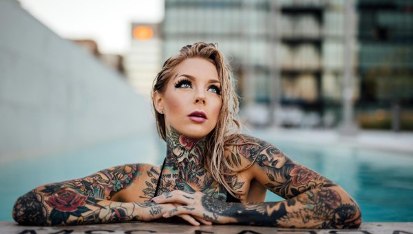 Тату модель madison skye