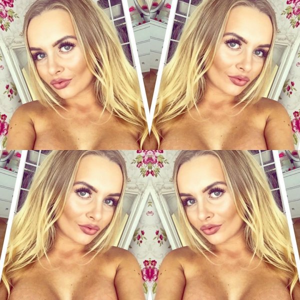 Hypersexualized bimbo