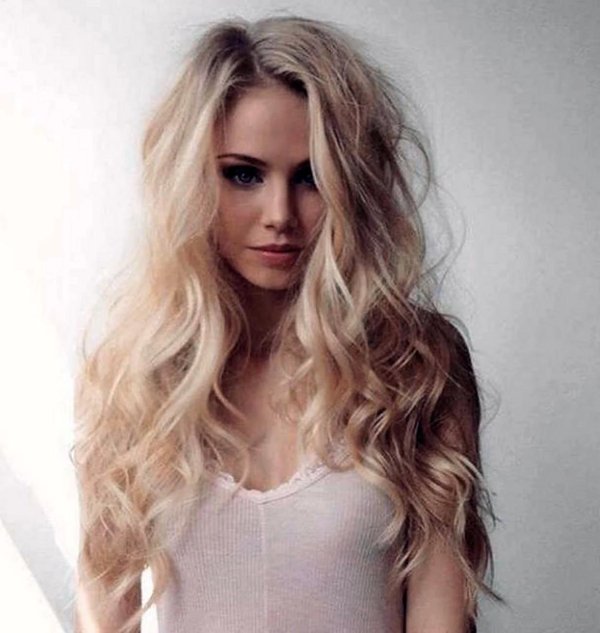 Скарлетт лейтхолд с длинными волосами, Long blonde hair, Длинные светлые волосы