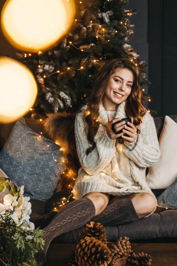 Новогодняя фотосессия идеи, Новогодние фотосессии, Новогодняя фотосессия для девушки