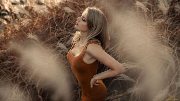 Девушка, Девушки природа, Женщина на природе
