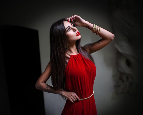 Диана мелисон, Diana melison, Красивые девушки в красном