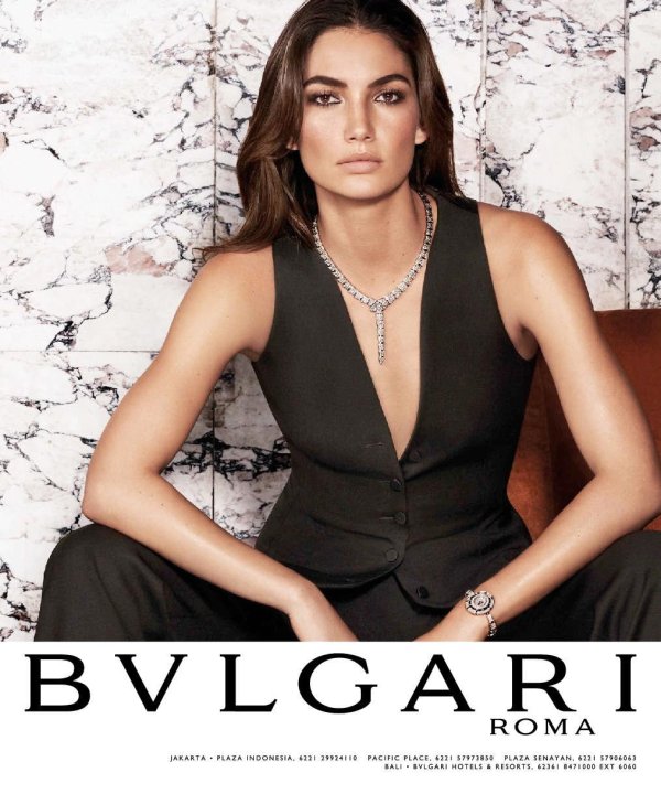 Лили олдридж bvlgari