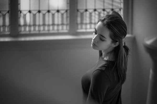 Lidia savoderova, Девушка, Фотосессия чб