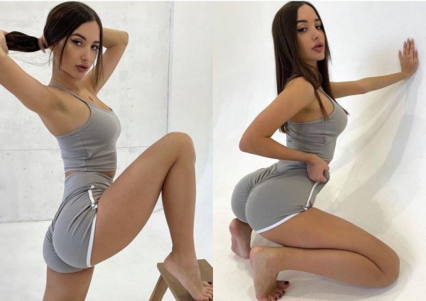 Откровенный слив Алины Гороховой с аппетитными формами