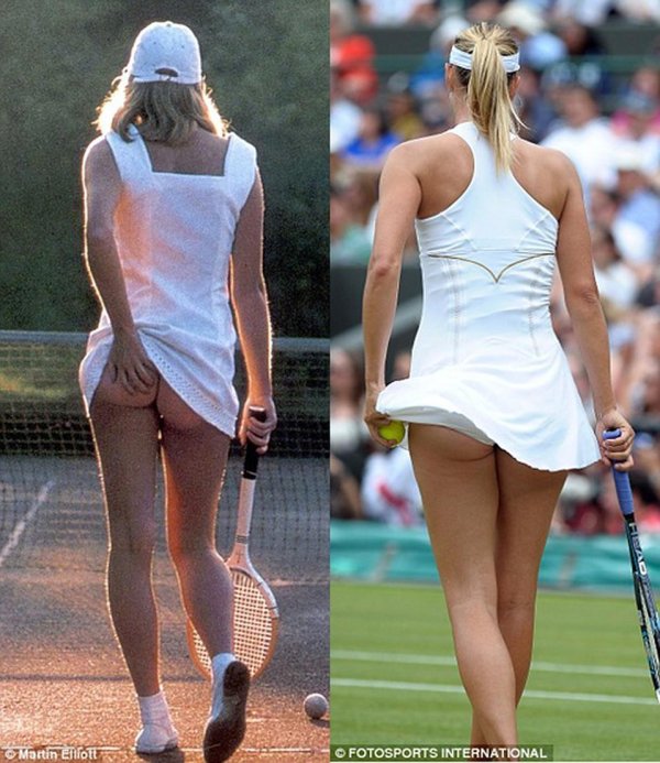 Идеальная фигура Maria Sharapova в профессиональном теннисе