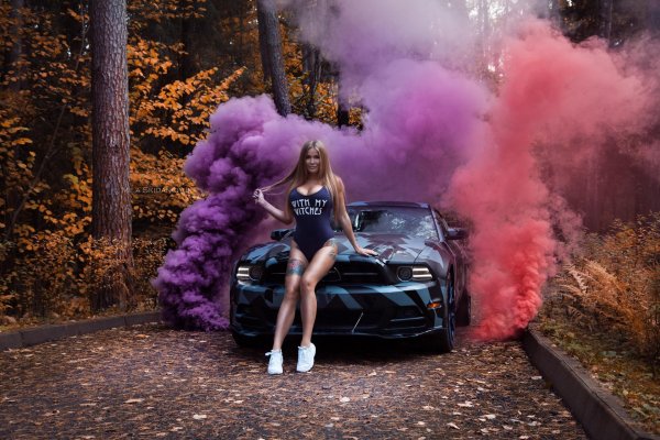 Цветной дым для фотосессии, Фотосессии с машиной, Фотосессия с дымом