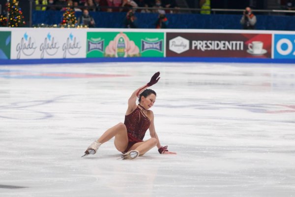 Звезда фигурного катания Елизавета Туктамышева на чемпионате