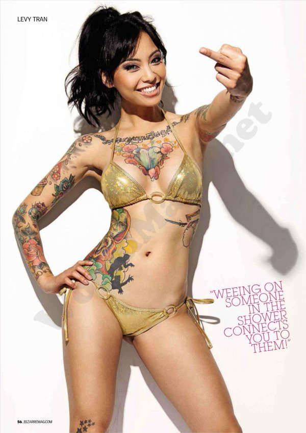 Бунтарская модель Levy Tran в обнаженных образах