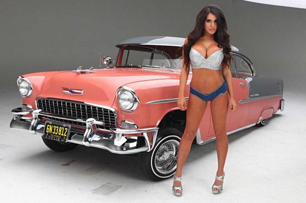 Шантель залес lowrider, Шантель залес, Авто с девушками