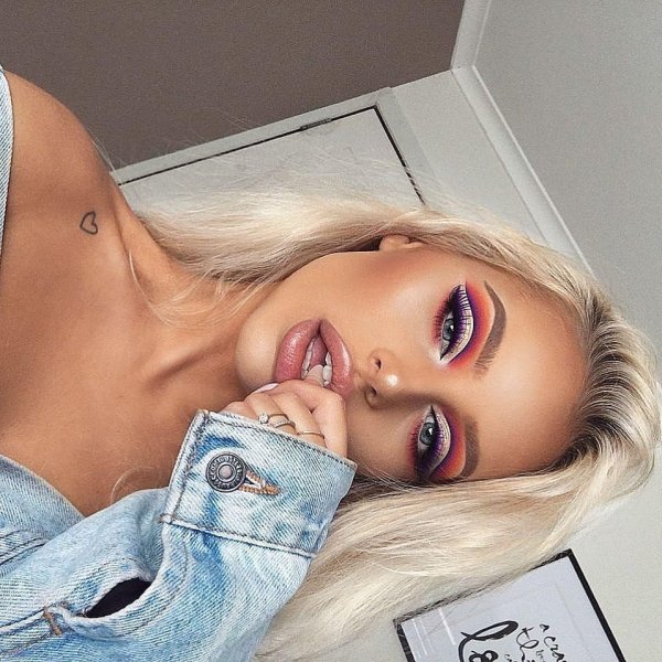 Brookelle mckenzie, Макияж глаз яркий, Красивый макияж яркий