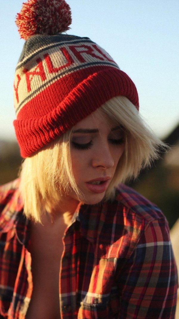 Alysha nett блондинка, Девушка, Девушка блондинка с каре