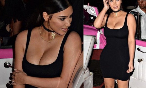 Ким кардашян похудела, Ким кардашян в платье, Kimberly kardashian