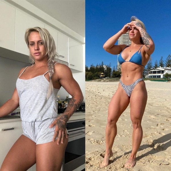 Emily Louise King фитоняшка в эротических позах