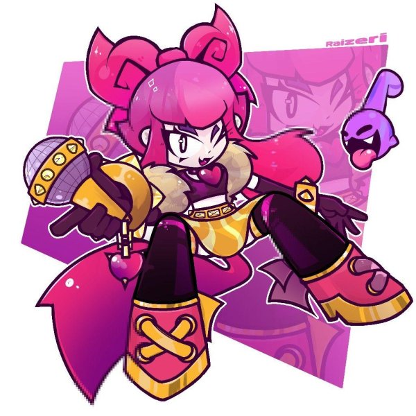 Креативная Melodie из Brawl Stars мила