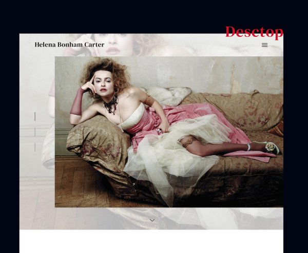 Helena bonham carter, Барокко мода, Высокая мода