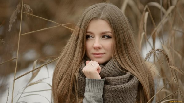Девушки с русыми волосами, Девушка, Русая девушка
