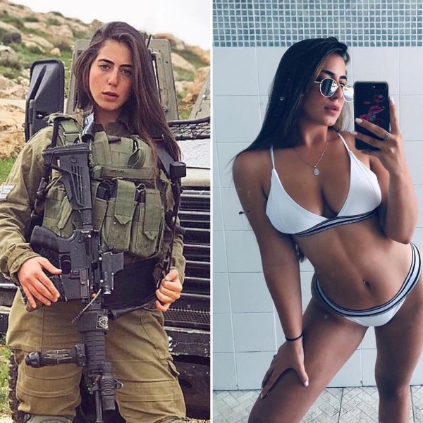 Девушки в израильской армии, Израильские девушки военные в форме и без, Девушки армии израиля