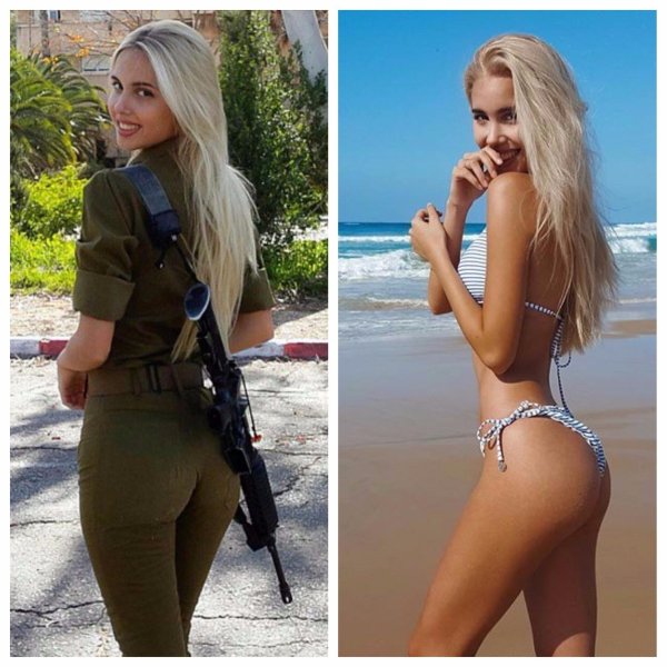 Девушки израильской армии, Девушки в армии израиля, Мария домарк