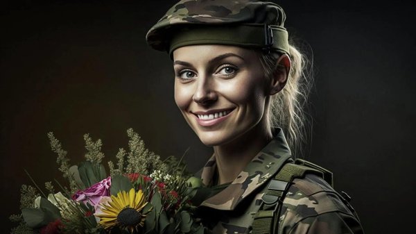 Военная девушка, Девушка в военной форме, Женщина в военной форме
