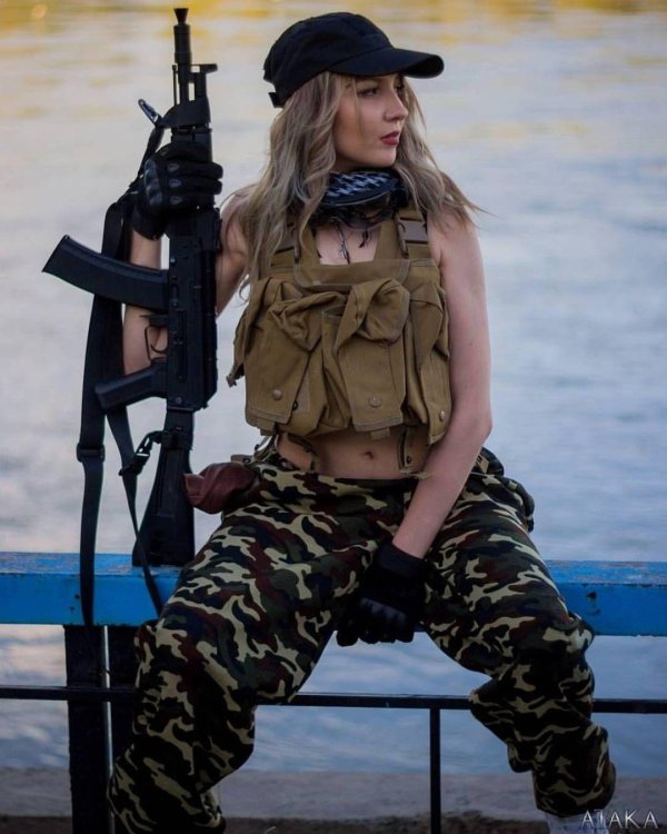 Девушка в военной форме, Девушка, Фотосессия в стиле милитари