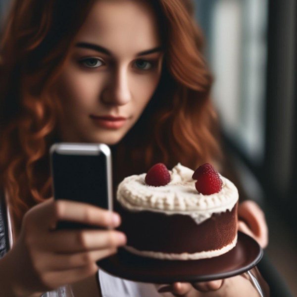Девушка, Фотосессия с тортом, Тортики
