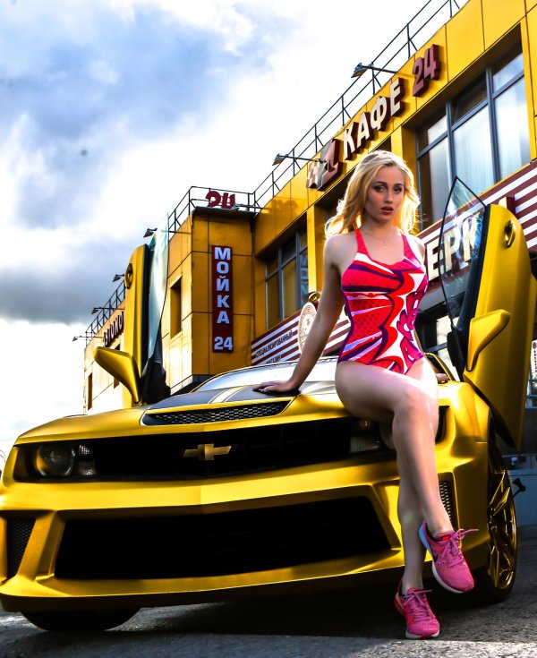 Шевроле камаро и девушки, Chevrolet camaro v, Chevrolet camaro и девушка