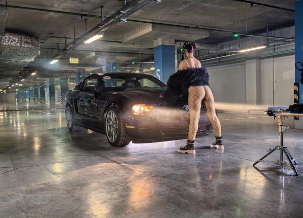 Машина и девушка, Мойка авто, Авто с девушками