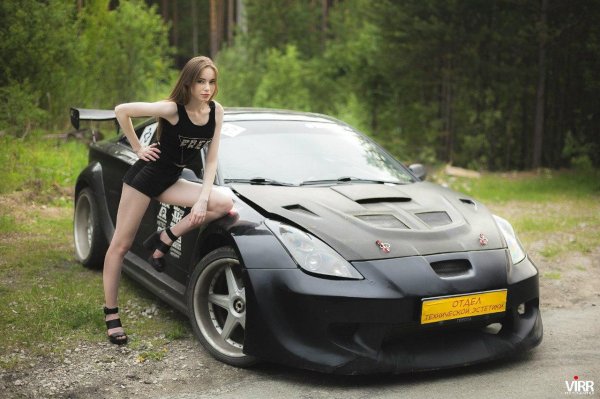 Toyota celica, Тойота селика и девушки, Toyota celica t