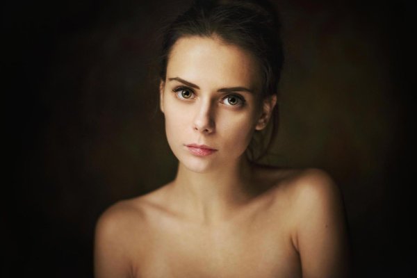 Портретная фотография, Студийный портрет ню, Портрет девушек