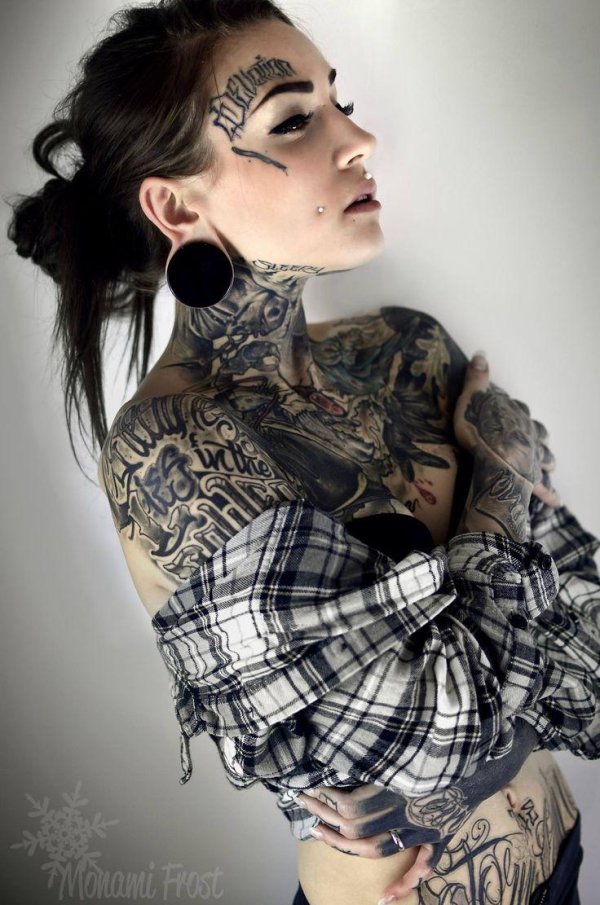 Monami frost, Девушки с татуировками, Татуированные модели