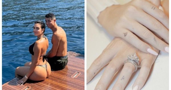 Страстные поцелуи Джорджины и Роналду
