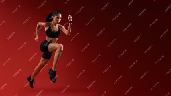 Фитнес бег, Фитнес фон, Фитнес красный
