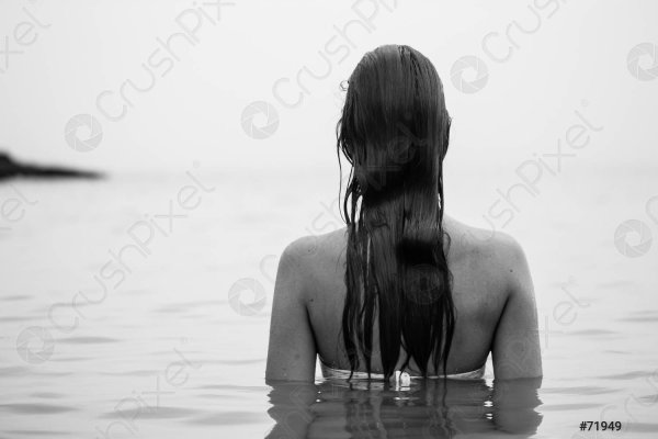 Девушка в море, Фотосессия у моря, Фотосессия на воде
