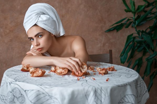Девушка с полотенцем, Идеи для фотосессии, Девушка с полотенцем на голове