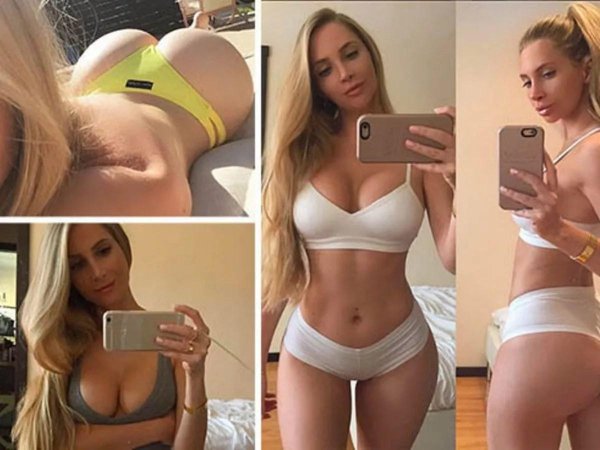 Искушающая девушка Amanda Elise Lee в соблазнительных селфи