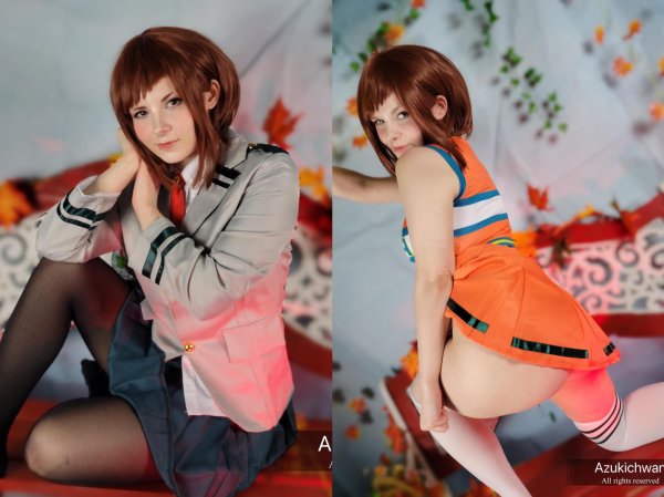 Ochako Uraraka воплощает страсть в аниме-косплее