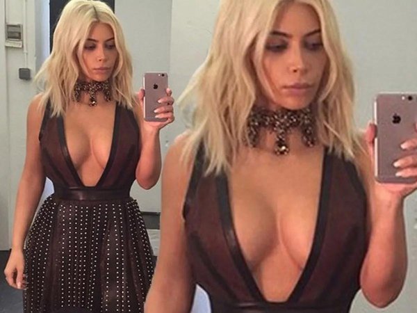 Kimberly kardashian, Откровенные наряды, Kim kardashian boobs