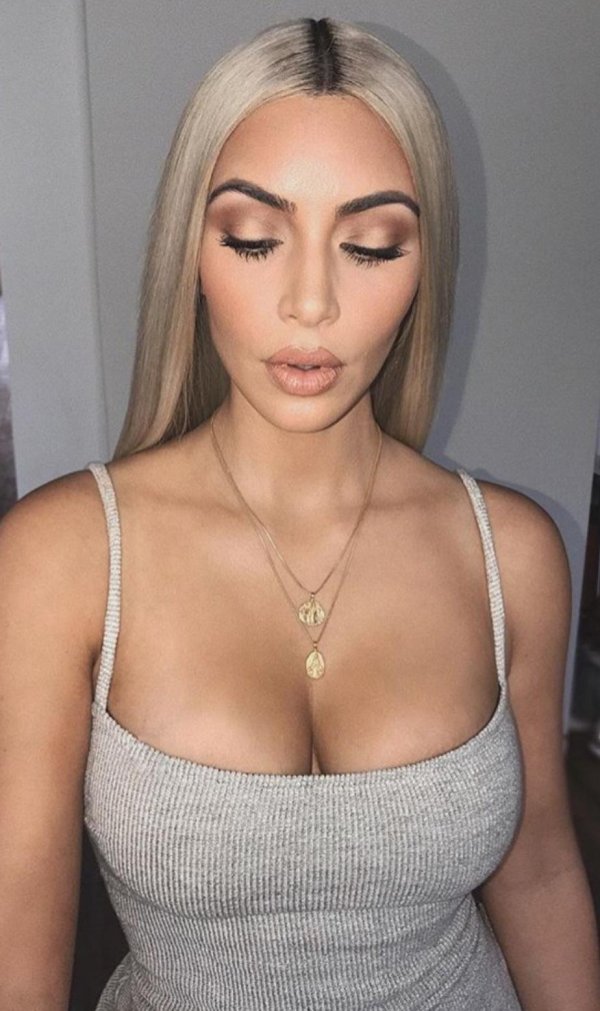 Макияж ким кардашян, Ким кардашьян платиновый блонд, Kimberly kardashian