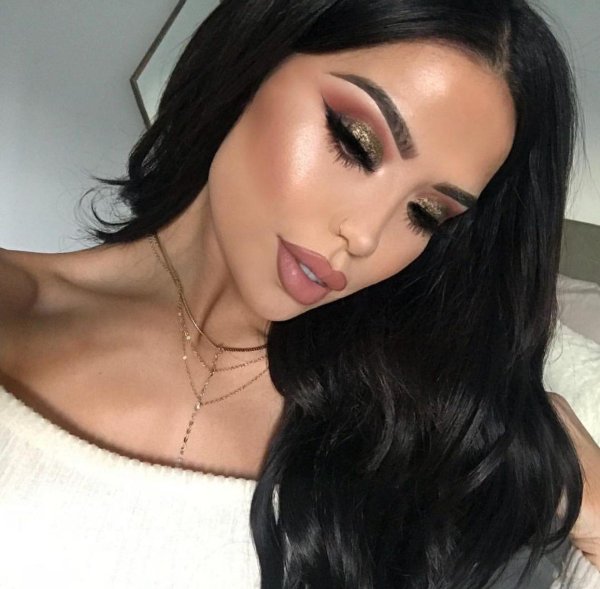 Makeupbyalinna alina, Макияж брюнетки, Красивые макияж