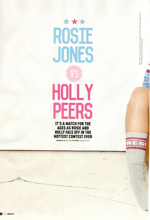 Очаровательная Holly Peers как Bridget Jones в соблазнительном образе из дневника
