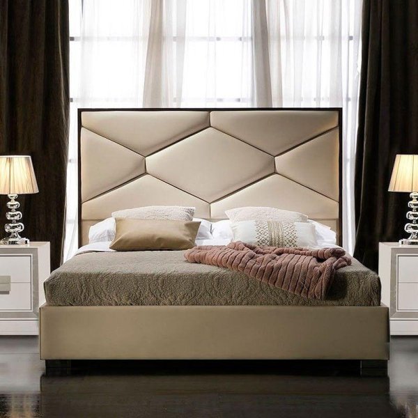 Стильная кровать IdealBeds с мягким изголовьем