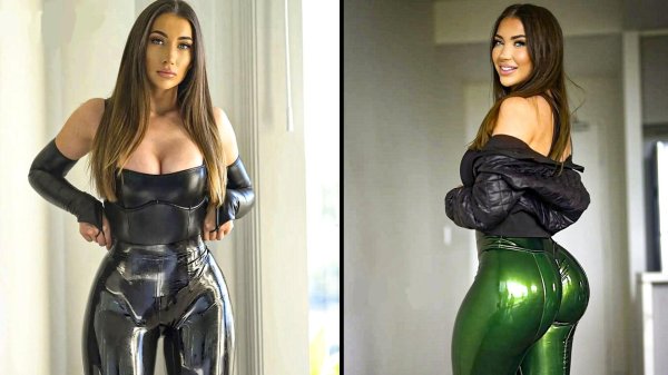 Латекс лосины, Стефани коллиер, Девушка в латекс
