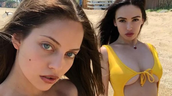 Стильные девушки Катя Кищук и Ольга Сербкина