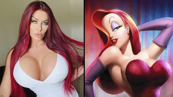 Завораживающая Summer Brielle как Jessica Rabbit