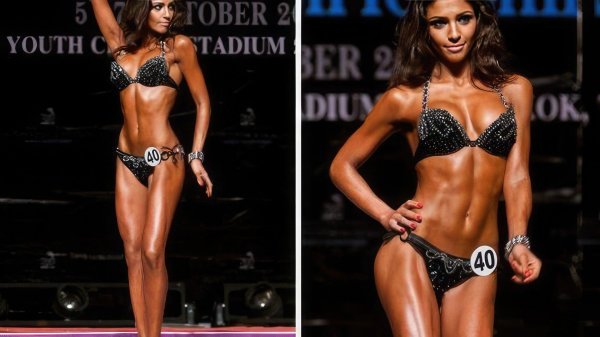 Чемпионка мира по фитнесу санта димопулос, Санта димопулос, Фитнес бикини