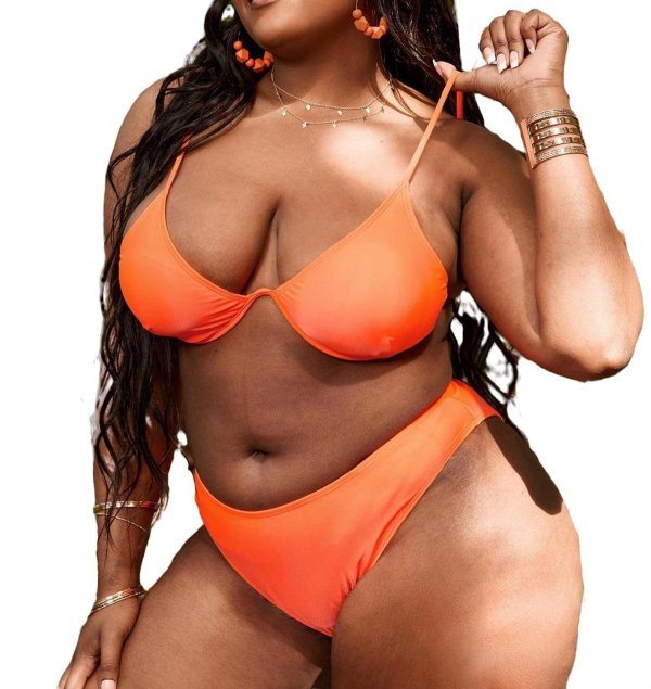 Plus size bikini